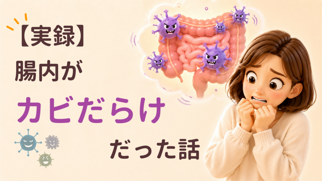 【実録】腸内がカビだらけだった話